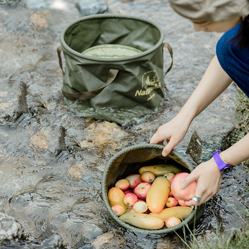 Naturehike skladacia nádoba na skladovanie/umývanie 20l 310g - zelená